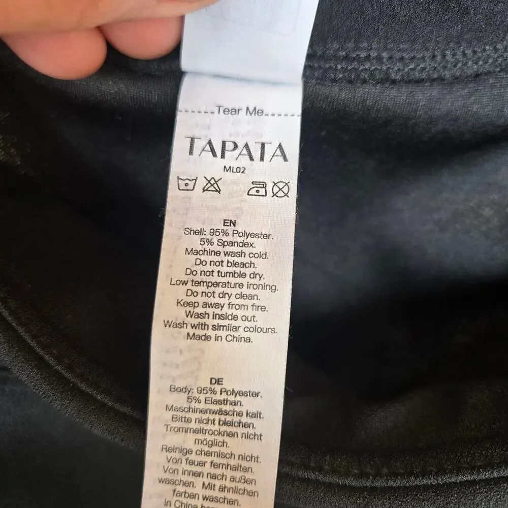 Tapata XL Classic Black Pencil Skirt [0406]
